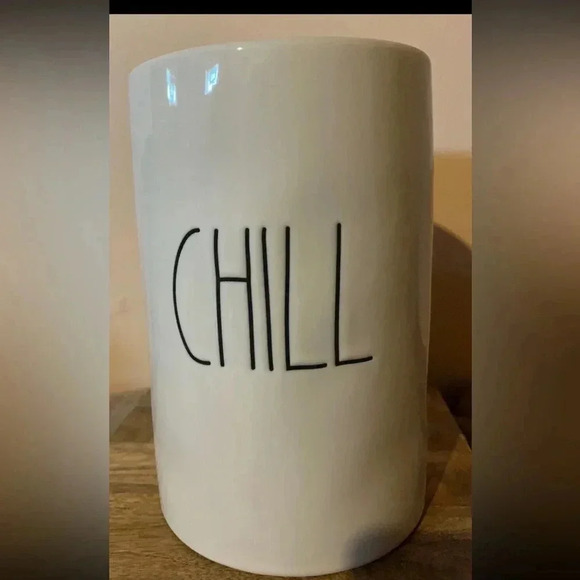 RAE DUNN WHITE WINE CHILL CERAMIC COOLER  HTF - Picture 9 of 9